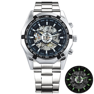 Winner's Skeleton Automatic Watch.