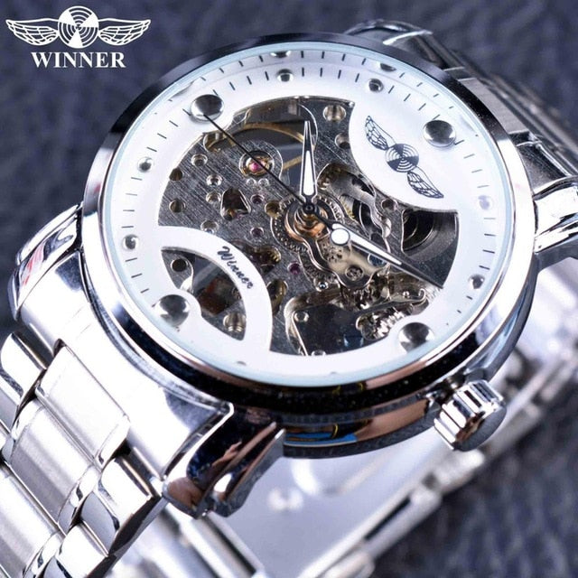 Winner's Blue Ocean skeleton Automatic Watch II