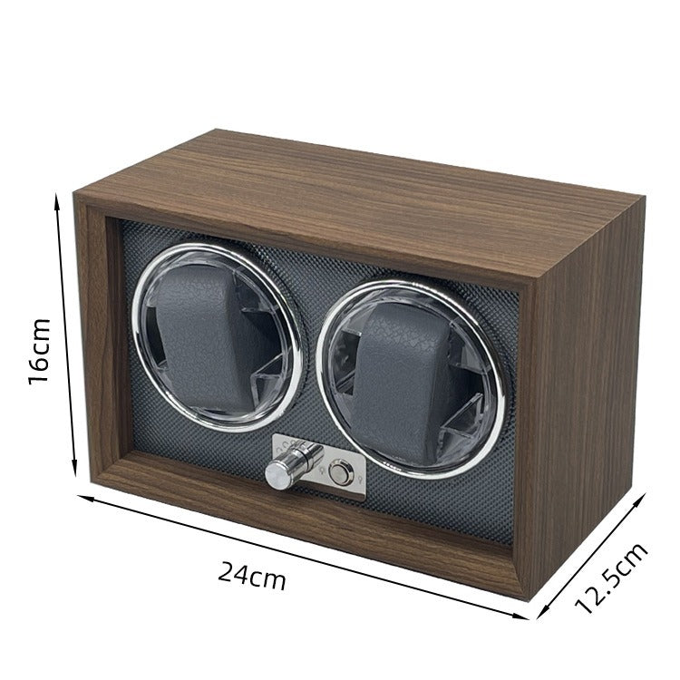 Automatic Watch Winder with Blue RGB Lights.