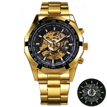 Winner's Skeleton Automatic Watch.