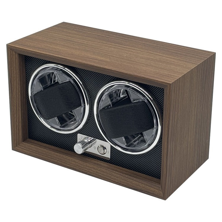 Automatic Watch Winder with Blue RGB Lights.